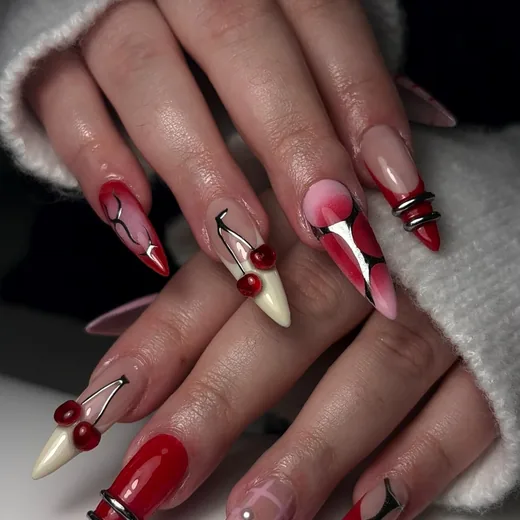 Cherry Chrome Statement Set thumbnail